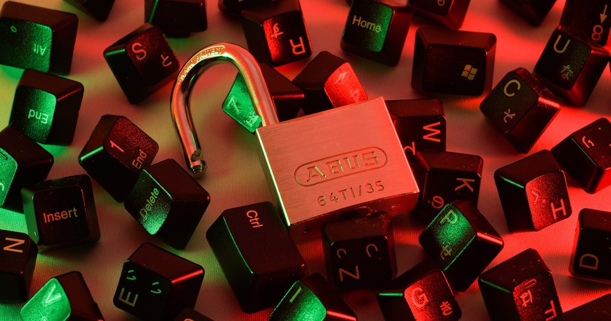 Digital padlock representing identity verification and fraud prevention