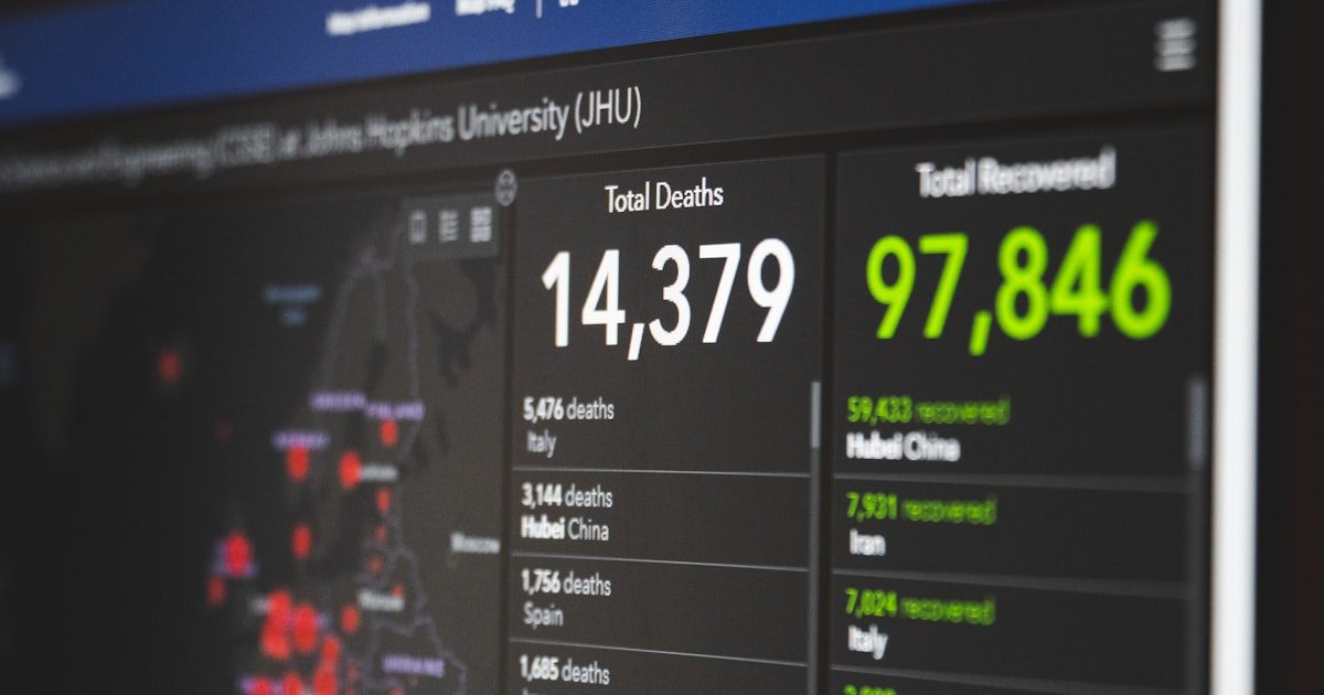Abstract cyber threat visualization with digital patterns